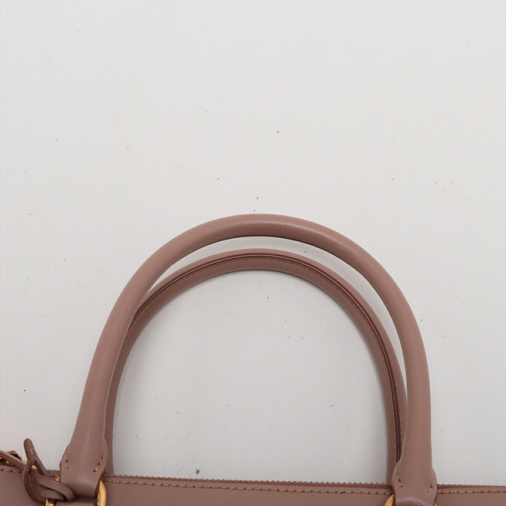 Prada bag blush pink Galleria tote Zip Double Saffiano Lux - Picture 6 of 8